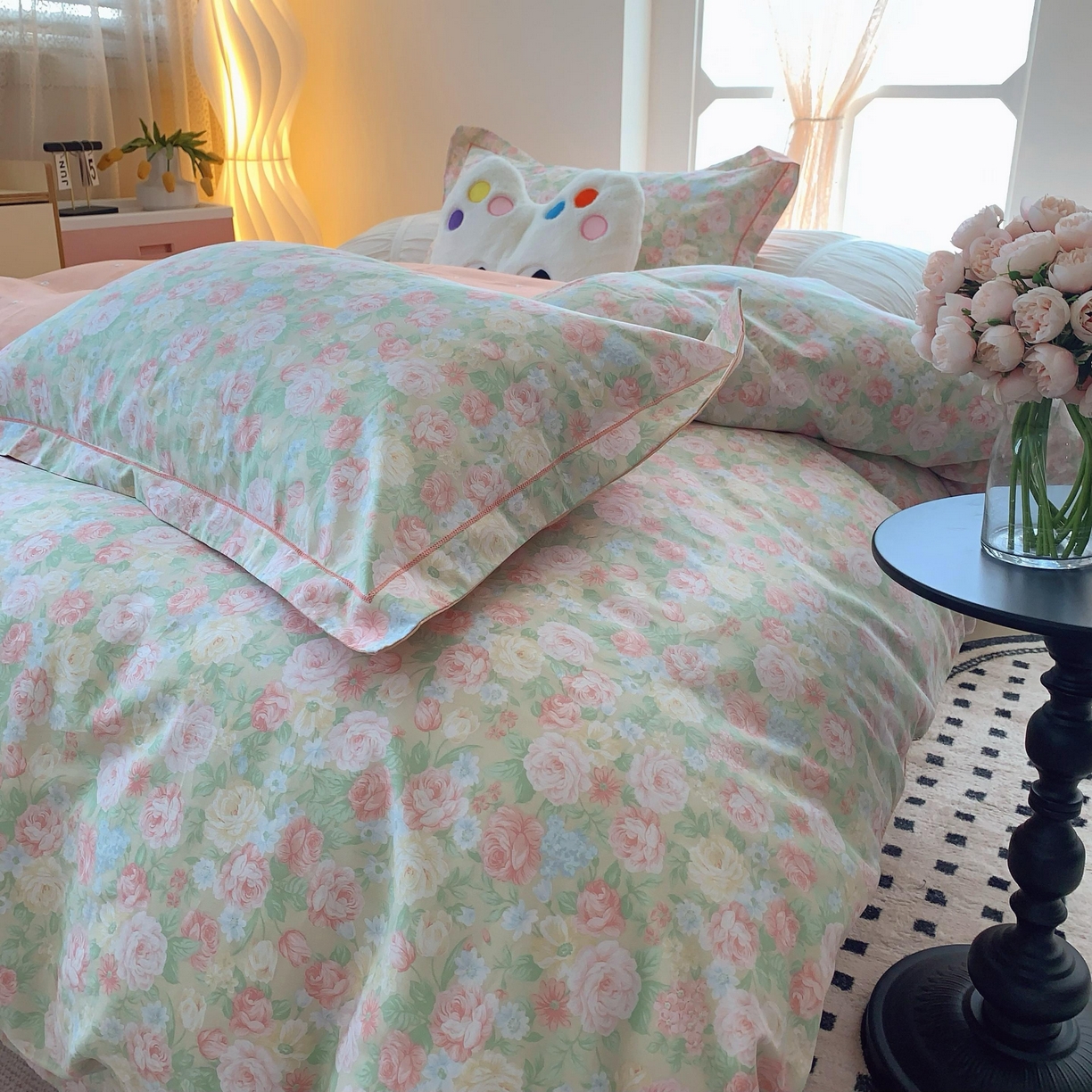 91家纺网 家纺一手货源 找家纺 莱豫家纺 2025新款全棉纯棉四件套 西雅图