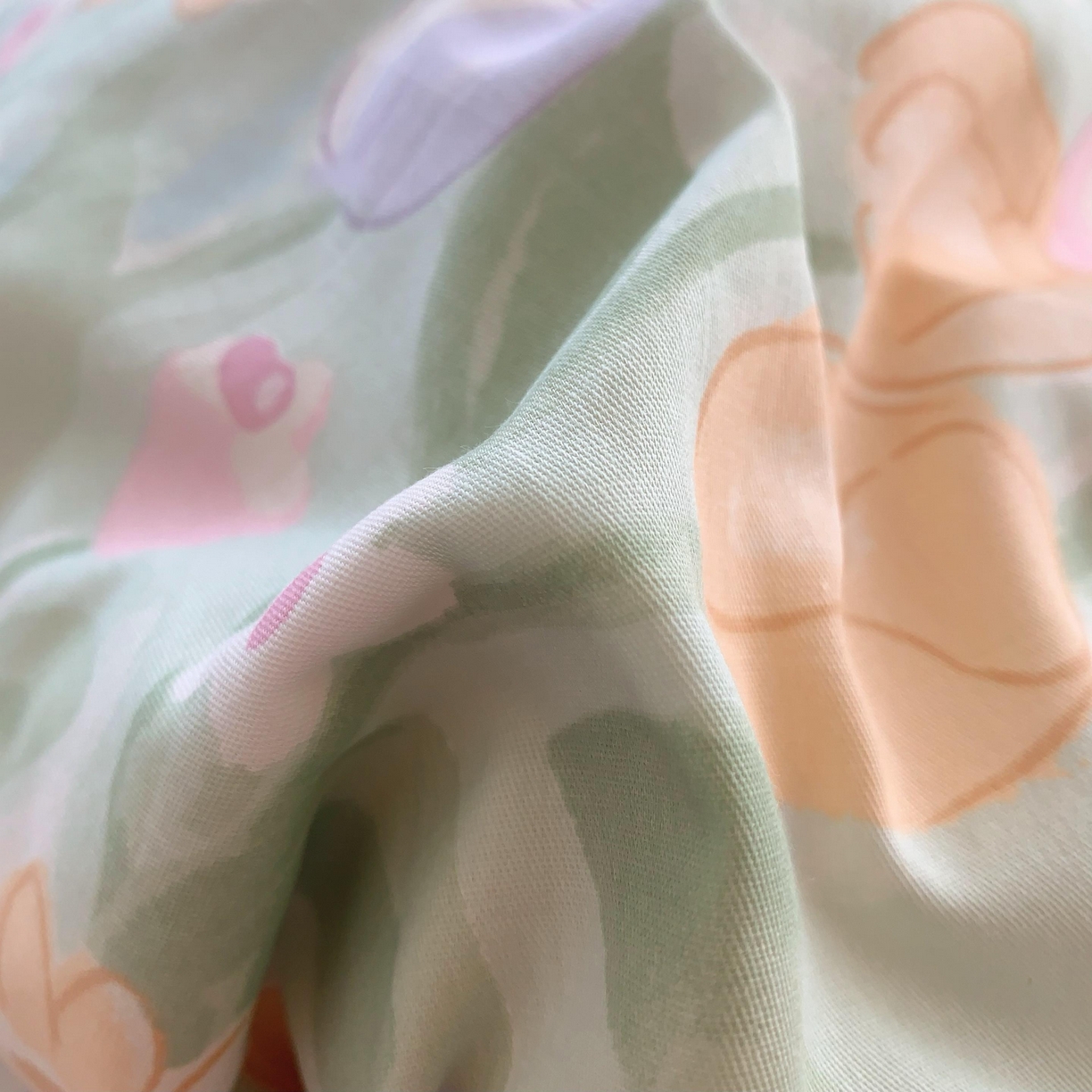 91家纺网 家纺一手货源 找家纺 莱豫家纺 2025新款全棉纯棉四件套 秘境花园