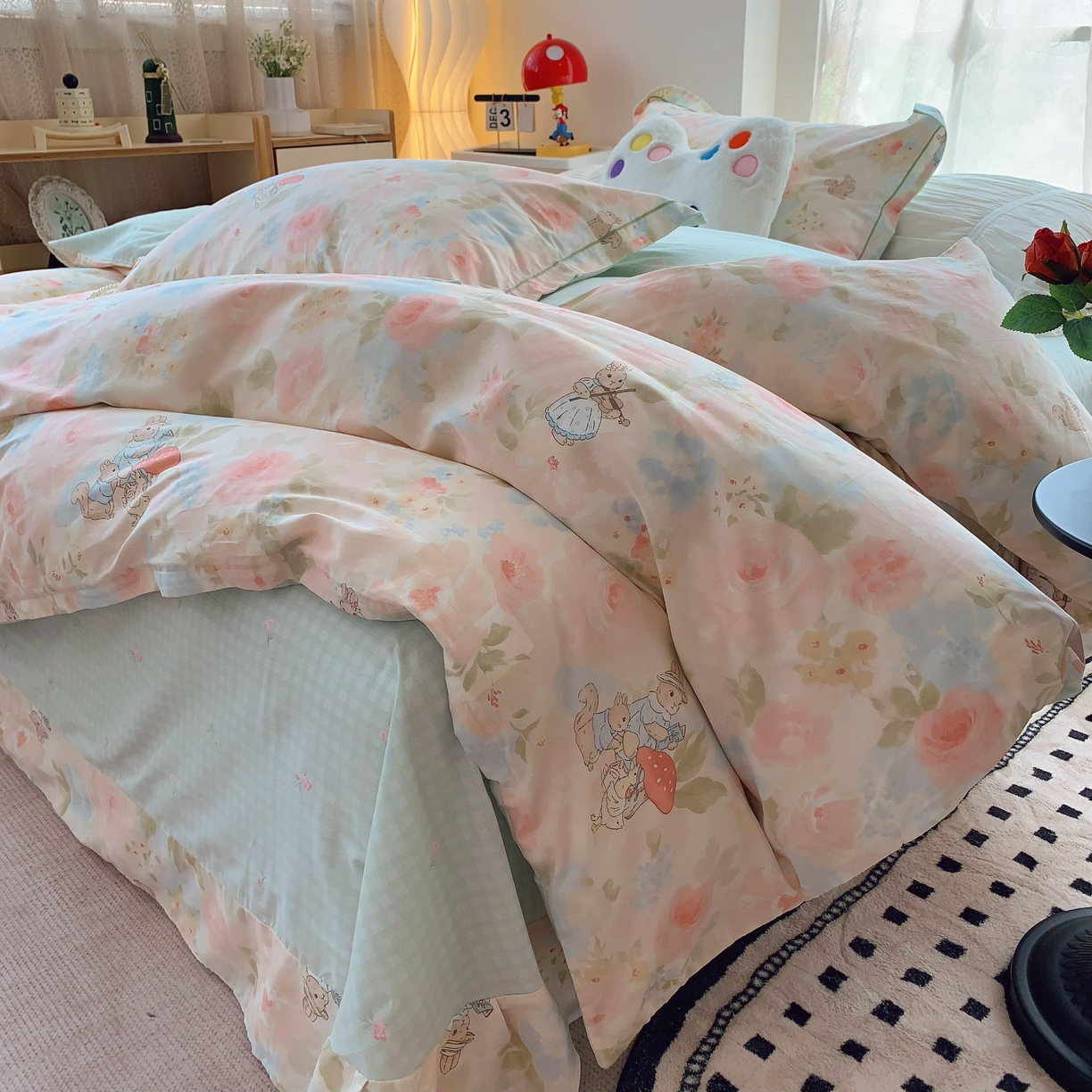 91家纺网 家纺一手货源 找家纺 （总）莱豫家纺 2025新款全棉纯棉四件套