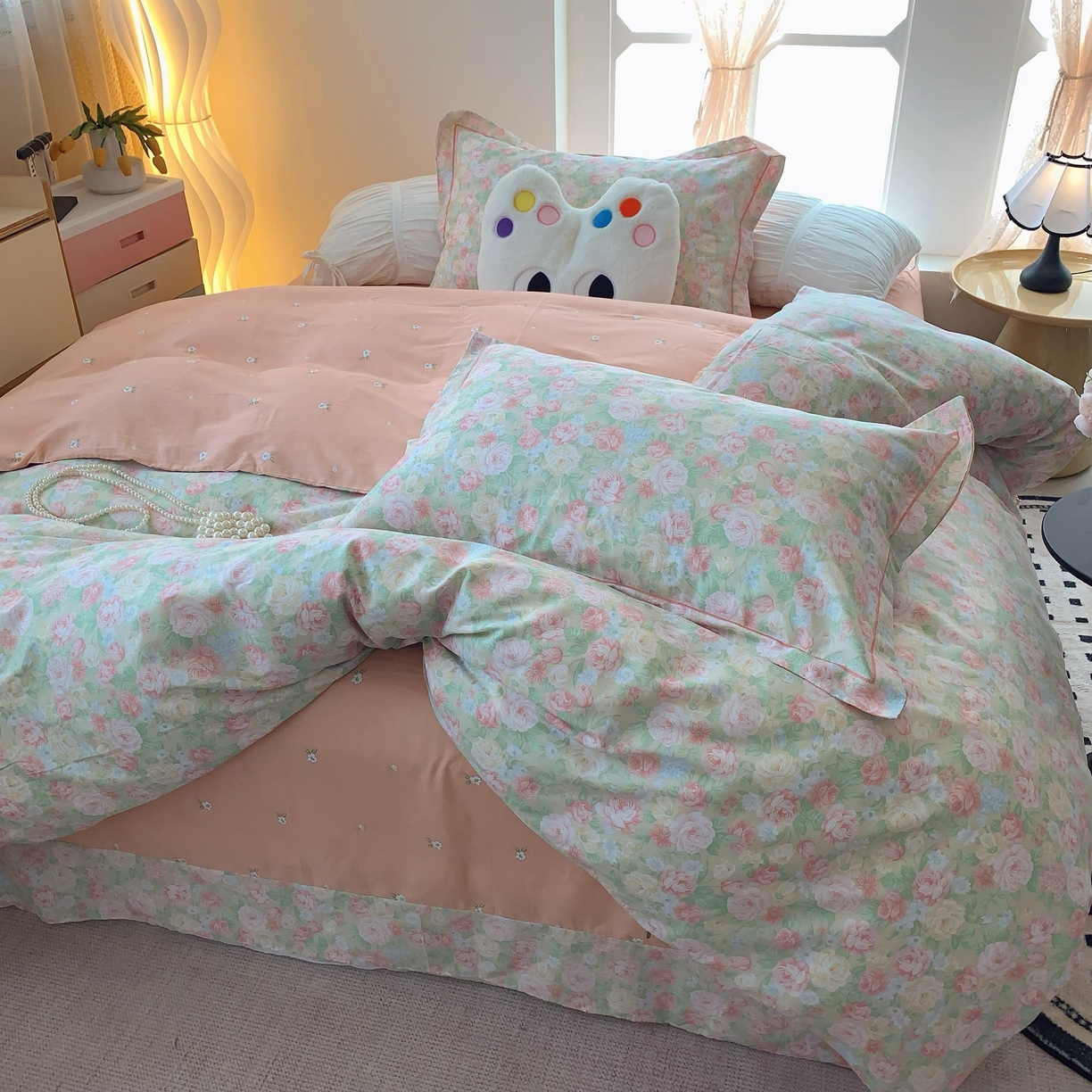 91家纺网 家纺一手货源 找家纺 莱豫家纺 2025新款全棉纯棉四件套 西雅图