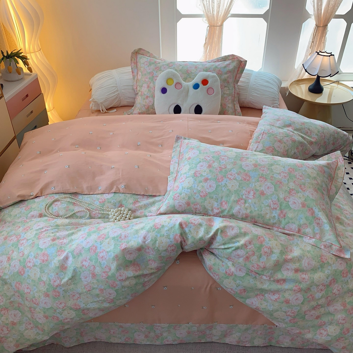 91家纺网 家纺一手货源 找家纺 莱豫家纺 2025新款全棉纯棉四件套 西雅图