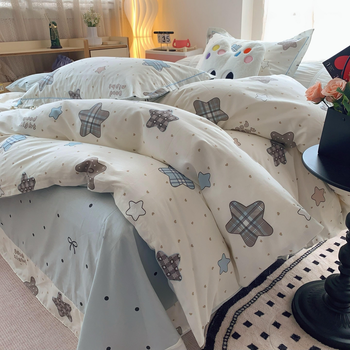 莱豫家纺 2025新款全棉纯棉四件套 星语心愿