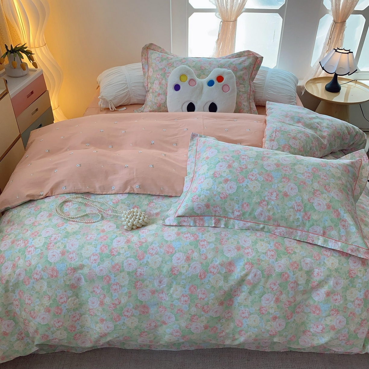 91家纺网 家纺一手货源 找家纺 莱豫家纺 2025新款全棉纯棉四件套 西雅图