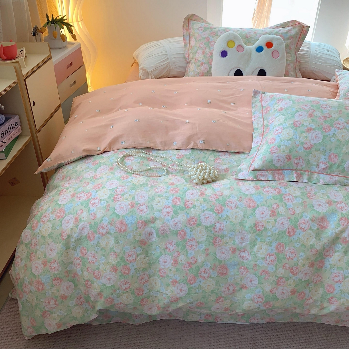 91家纺网 家纺一手货源 找家纺 莱豫家纺 2025新款全棉纯棉四件套 西雅图