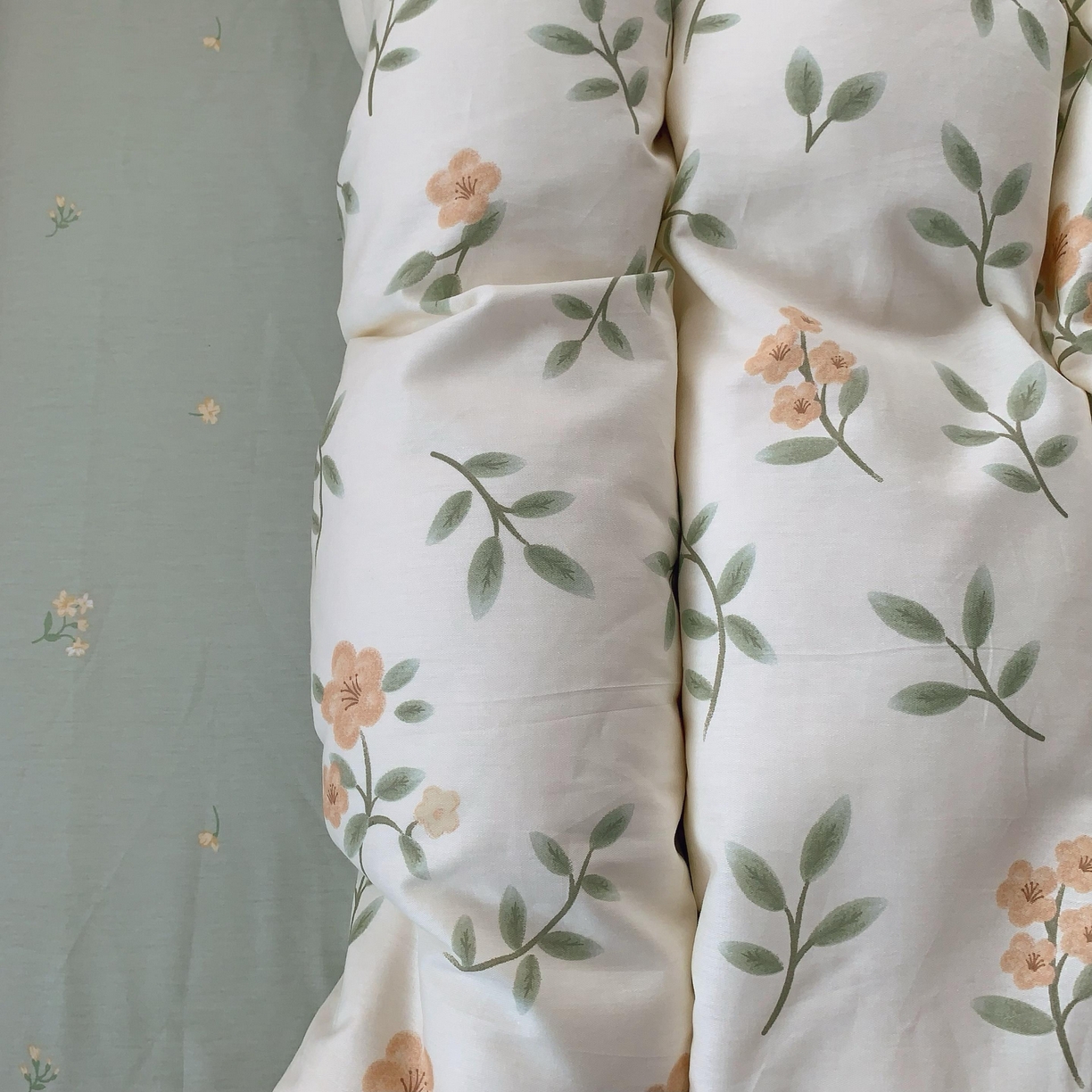 91家纺网 家纺一手货源 找家纺 莱豫家纺 2025新款全棉纯棉四件套 青栀