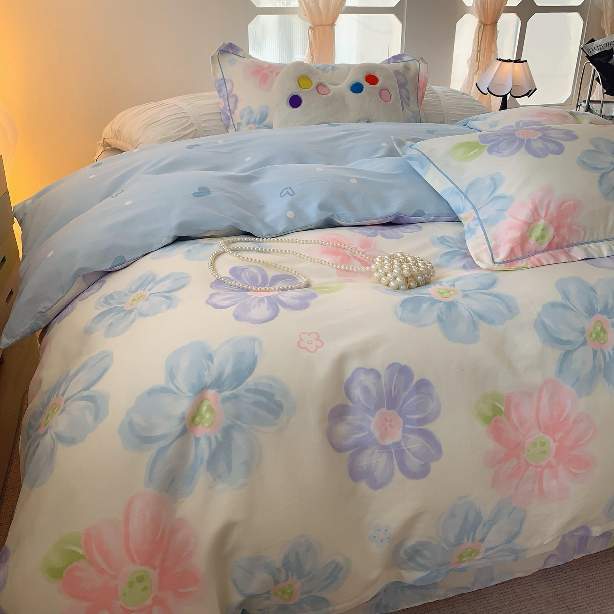 91家纺网 家纺一手货源 找家纺 莱豫家纺 2025新款全棉纯棉四件套 柏拉图