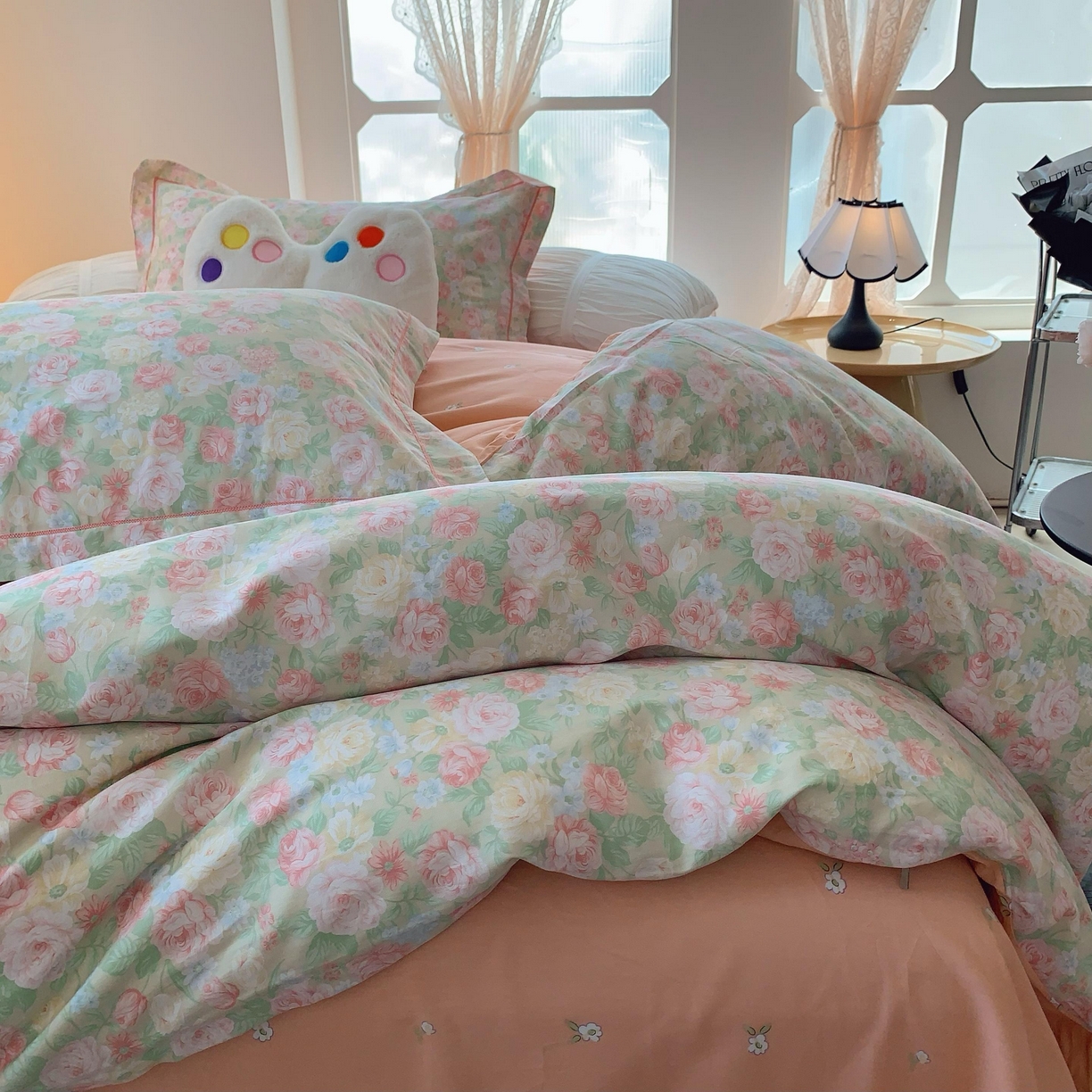 91家纺网 家纺一手货源 找家纺 莱豫家纺 2025新款全棉纯棉四件套 西雅图