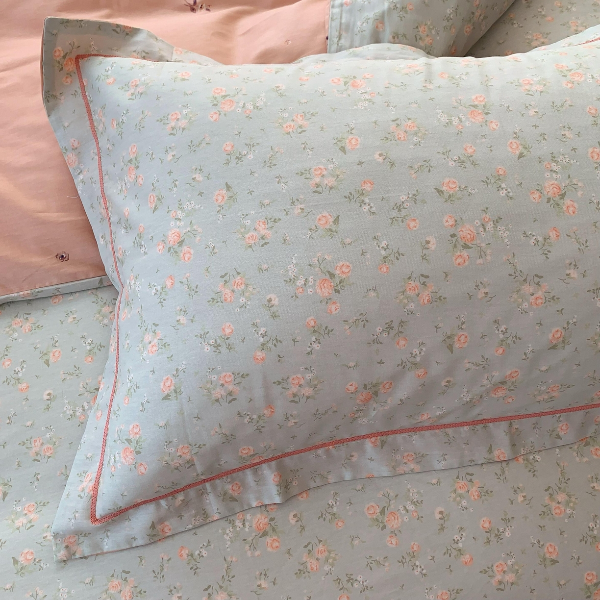 91家纺网 家纺一手货源 找家纺 莱豫家纺 2025新款全棉纯棉四件套 梦醒花间