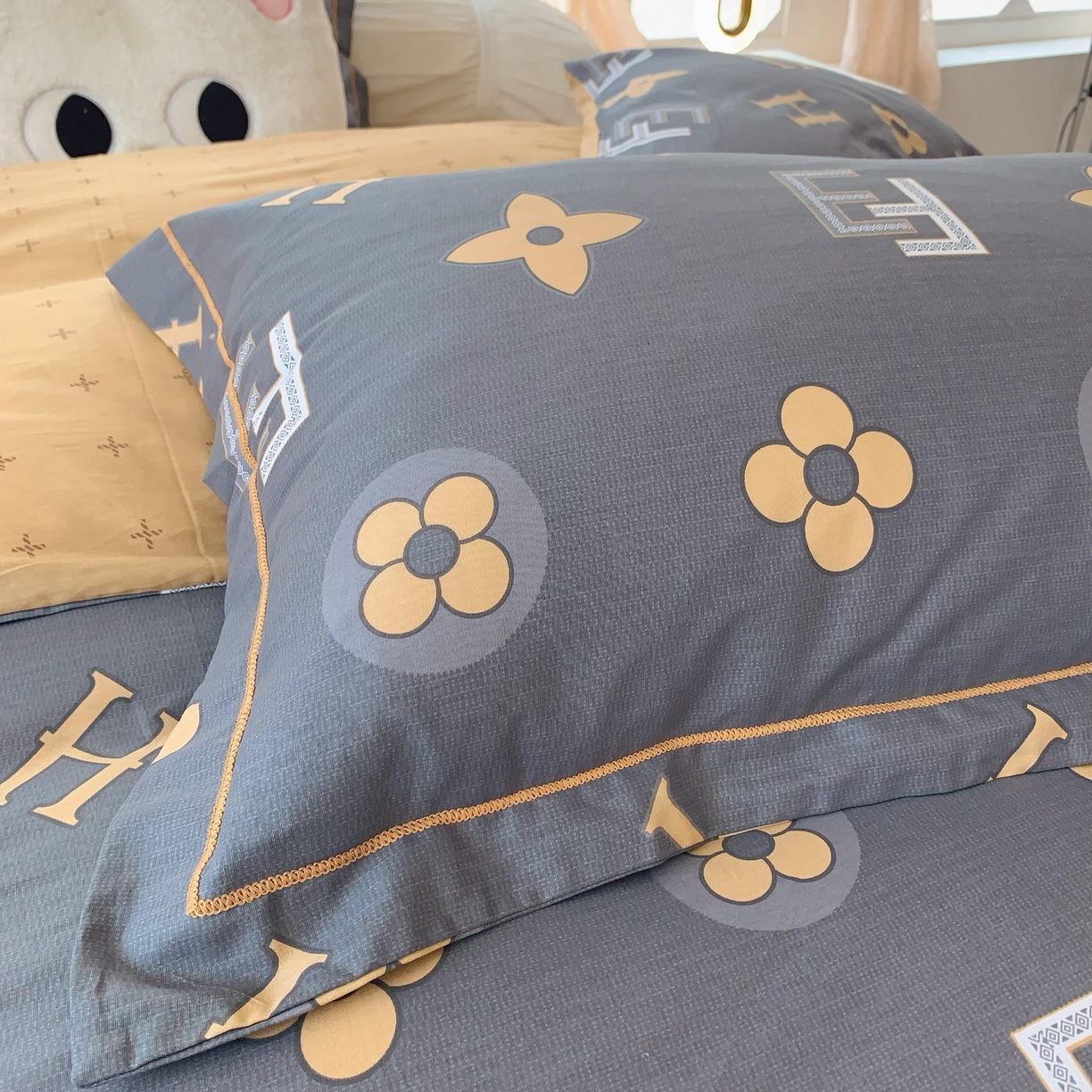 91家纺网 家纺一手货源 找家纺 莱豫家纺 2025新款全棉纯棉四件套 维也纳