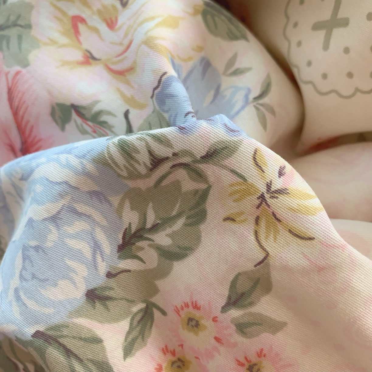 91家纺网 家纺一手货源 找家纺 莱豫家纺 2025新款全棉纯棉四件套 甜心花语