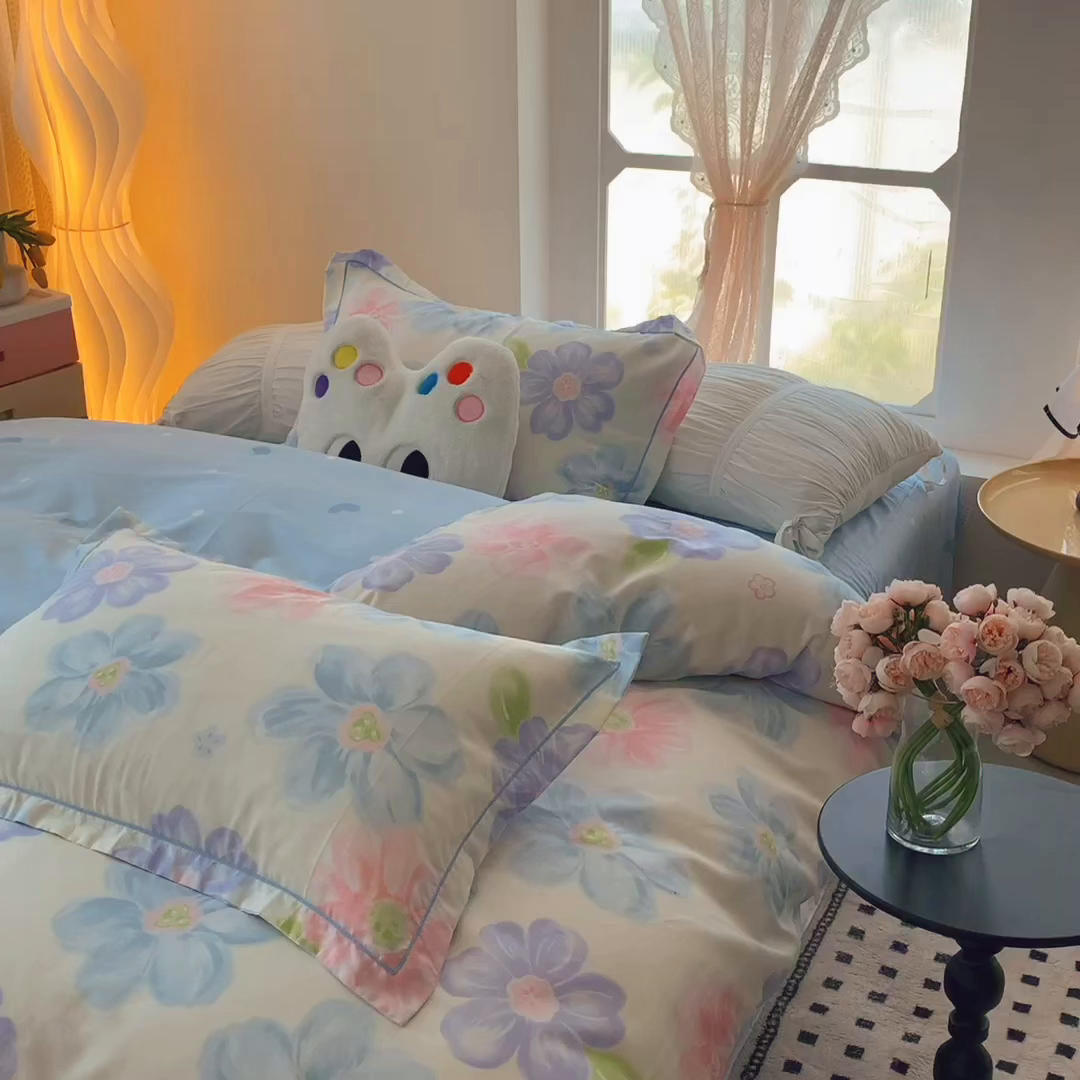 91家纺网 家纺一手货源 找家纺 （总）莱豫家纺 2025新款全棉纯棉四件套