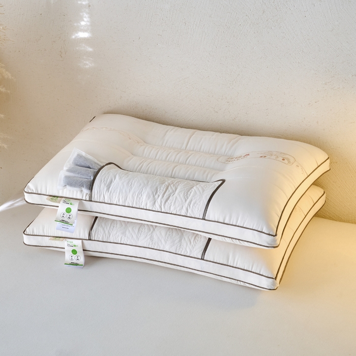 91家纺网 家纺一手货源 找家纺 （总）鼎晟纺 2025新款新品深睡氧决明子护颈枕学生枕头成人枕芯