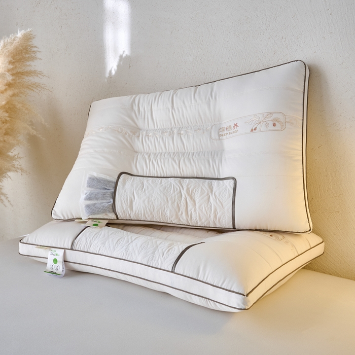 91家纺网 家纺一手货源 找家纺 （总）鼎晟纺 2025新款新品深睡氧决明子护颈枕学生枕头成人枕芯