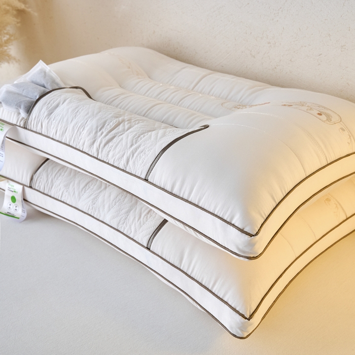 91家纺网 家纺一手货源 找家纺 （总）鼎晟纺 2025新款新品深睡氧决明子护颈枕学生枕头成人枕芯