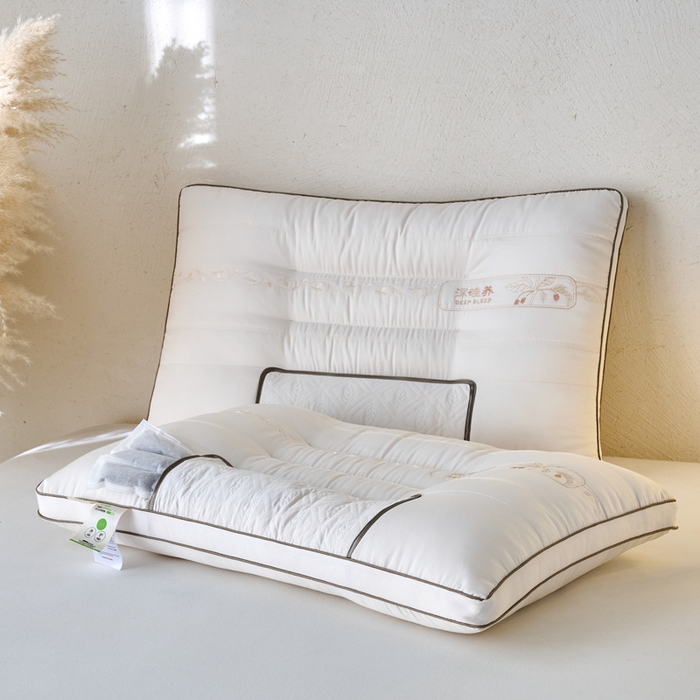 91家纺网 家纺一手货源 找家纺 （总）鼎晟纺 2025新款新品深睡氧决明子护颈枕学生枕头成人枕芯