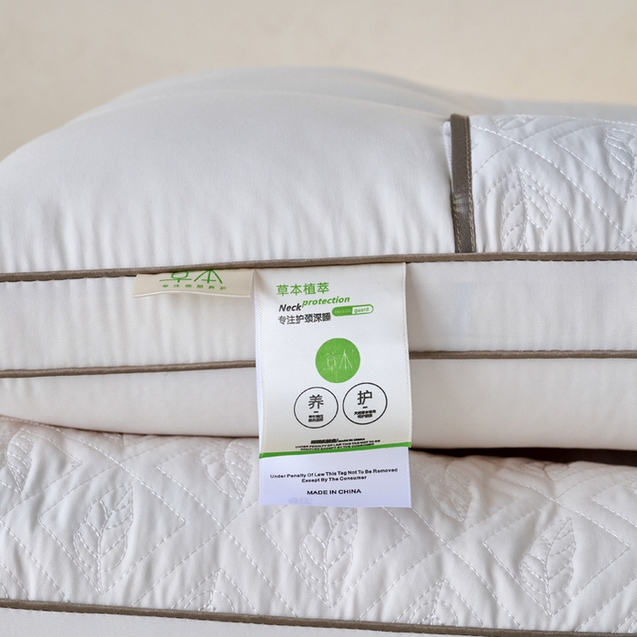 91家纺网 家纺一手货源 找家纺 （总）鼎晟纺 2025新款新品深睡氧决明子护颈枕学生枕头成人枕芯