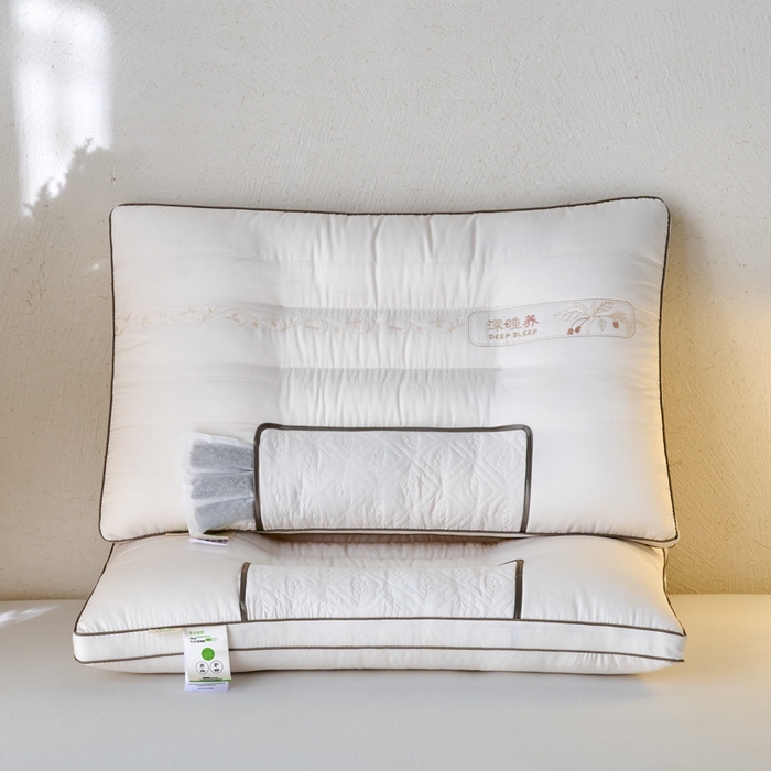 91家纺网 家纺一手货源 找家纺 （总）鼎晟纺 2025新款新品深睡氧决明子护颈枕学生枕头成人枕芯