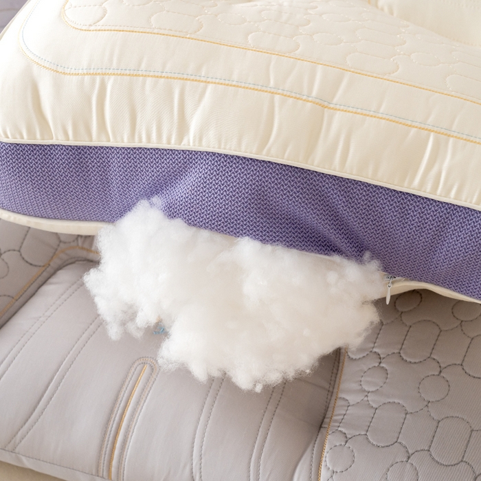 91家纺网 家纺一手货源 找家纺 （总）鼎晟纺 2025新款颈养360乳胶片护颈枕成人枕头学生枕芯