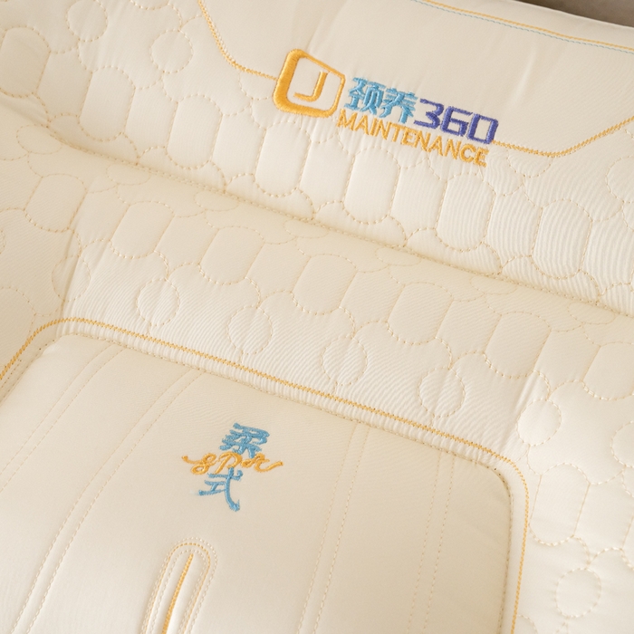 91家纺网 家纺一手货源 找家纺 鼎晟纺 2025新款颈养360乳胶片护颈枕成人枕头学生枕芯 颈氧360-象牙白