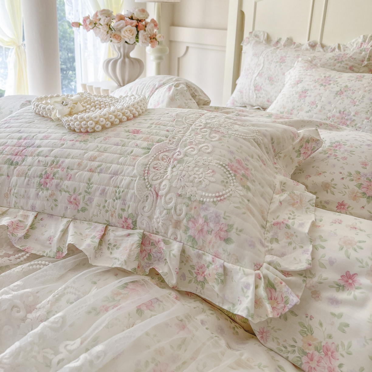 91家纺网 家纺一手货源 找家纺 （总）恋尚2025新款全棉纯棉印花床裙单床裙床裙单品床裙控价135起！四件套控价260元起！