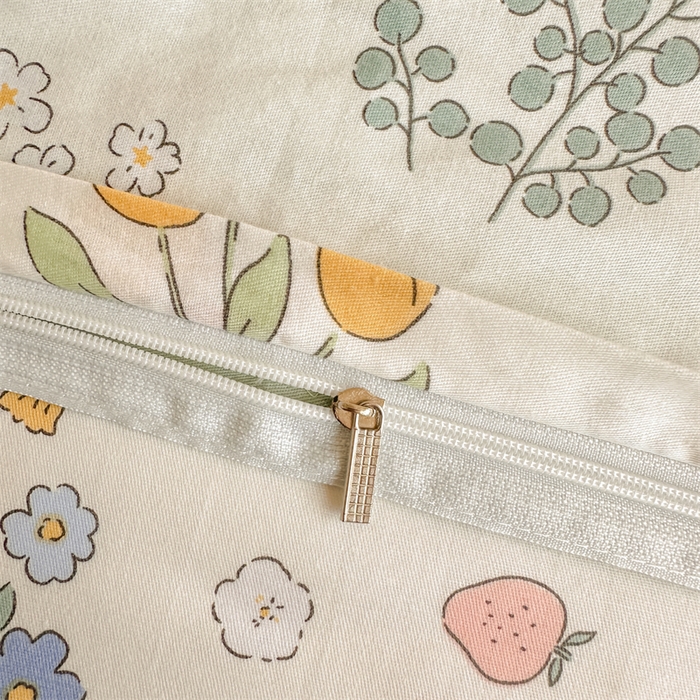 91家纺网 家纺一手货源 找家纺 小叮当家纺仓储工厂店 2025新款舒适亲肤全棉纯棉斜纹印花学生三件套 那年夏天