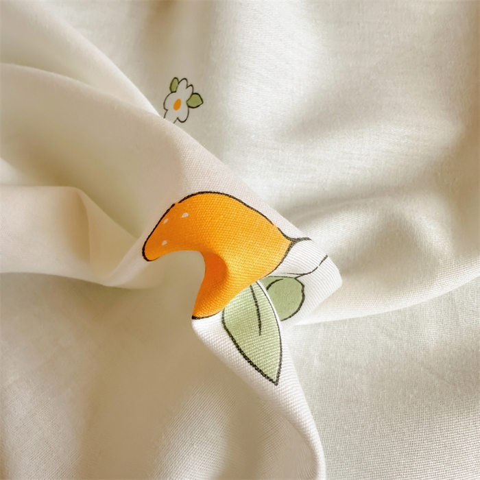 91家纺网 家纺一手货源 找家纺 小叮当家纺仓储工厂店 2025新款舒适亲肤全棉纯棉斜纹印花学生三件套 清香柠檬