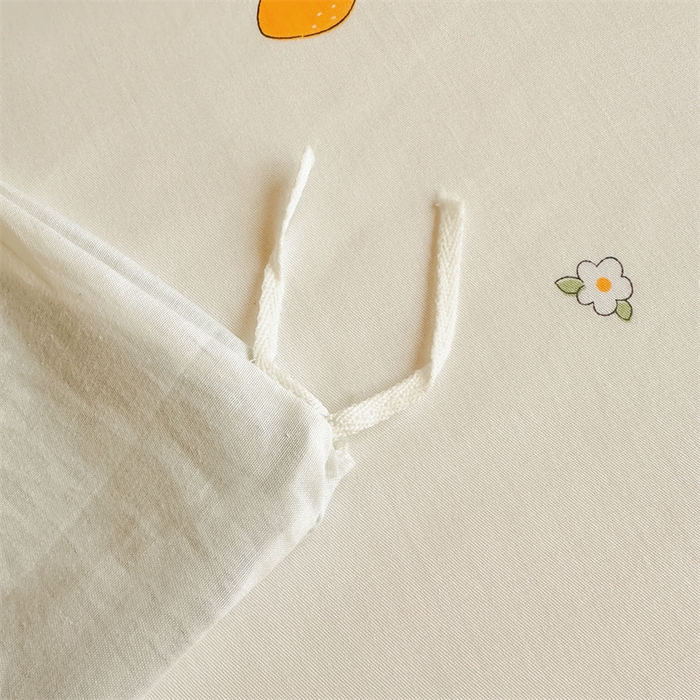 91家纺网 家纺一手货源 找家纺 小叮当家纺仓储工厂店 2025新款舒适亲肤全棉纯棉斜纹印花学生三件套 清香柠檬