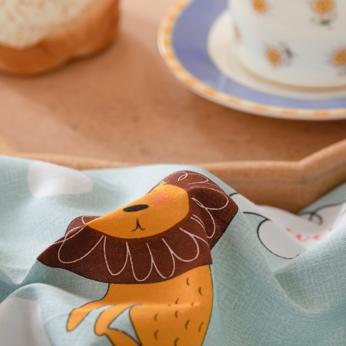 91家纺网 家纺一手货源 找家纺 小叮当家纺仓储工厂店 2025新款舒适亲肤全棉纯棉斜纹印花学生三件套 狮子王