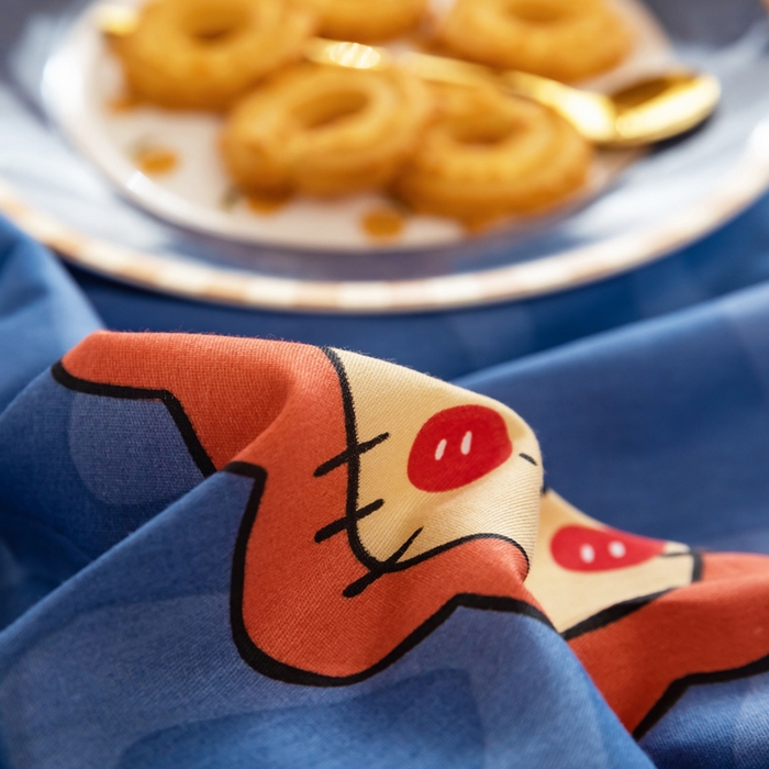 91家纺网 家纺一手货源 找家纺 小叮当家纺仓储工厂店 2025新款舒适亲肤全棉纯棉斜纹印花学生三件套 甜甜的梦