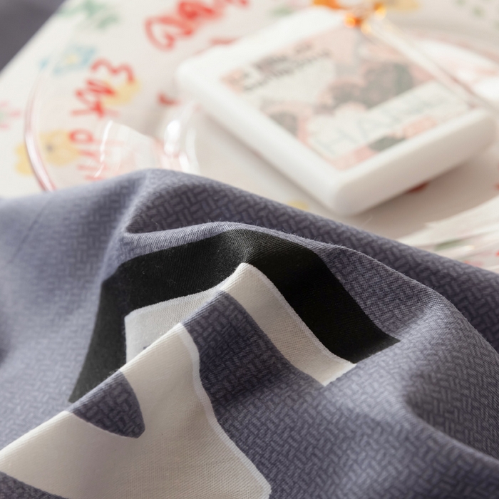 91家纺网 家纺一手货源 找家纺 小叮当家纺仓储工厂店 2025新款舒适亲肤全棉纯棉斜纹印花学生三件套 文艺青年