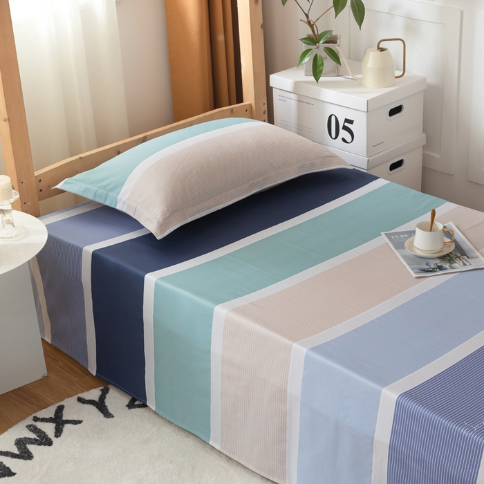 91家纺网 家纺一手货源 找家纺 小叮当家纺仓储工厂店 2025新款舒适亲肤全棉纯棉斜纹印花学生三件套 休闲生活