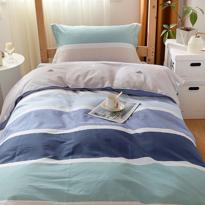 91家纺网 家纺一手货源 找家纺 小叮当家纺仓储工厂店 2025新款舒适亲肤全棉纯棉斜纹印花学生三件套 休闲生活