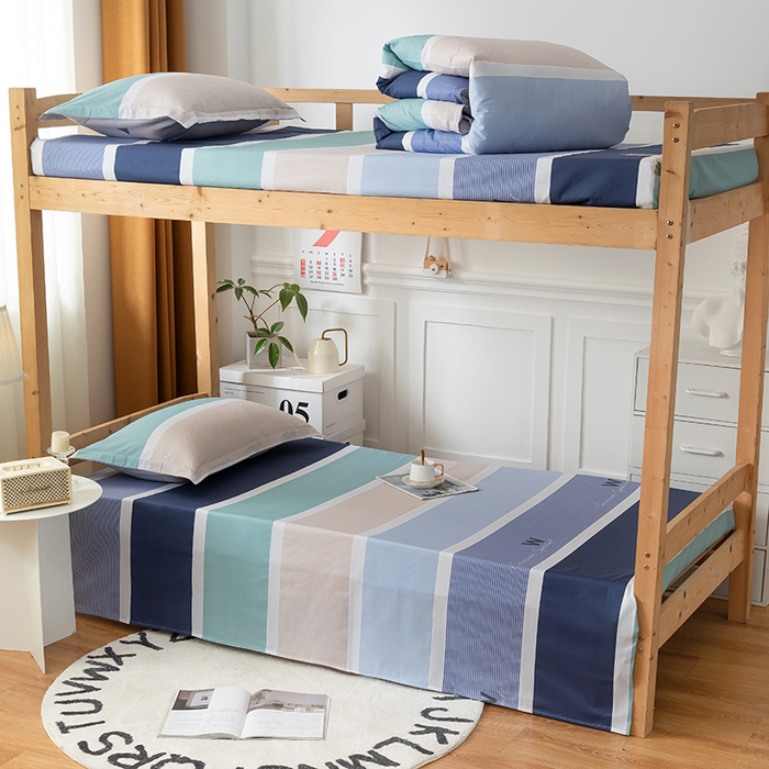 91家纺网 家纺一手货源 找家纺 小叮当家纺仓储工厂店 2025新款舒适亲肤全棉纯棉斜纹印花学生三件套 休闲生活