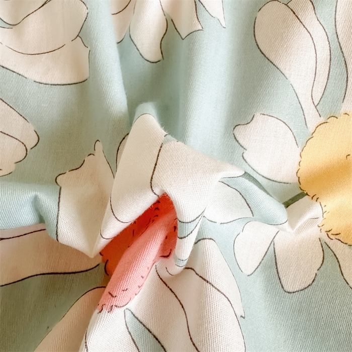 91家纺网 家纺一手货源 找家纺 小叮当家纺仓储工厂店 2025新款舒适亲肤全棉纯棉斜纹印花学生三件套 阳光如梦