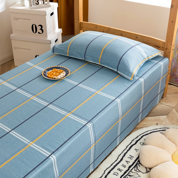 91家纺网 家纺一手货源 找家纺 小叮当家纺仓储工厂店 2025新款舒适亲肤全棉纯棉斜纹印花学生三件套 致青春