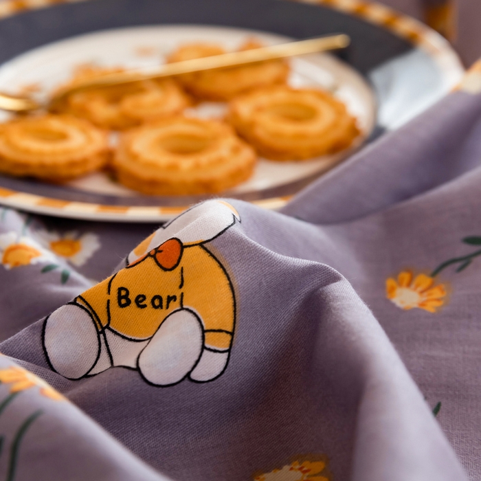 91家纺网 家纺一手货源 找家纺 小叮当家纺仓储工厂店 2025新款舒适亲肤全棉纯棉斜纹印花学生三件套 追梦