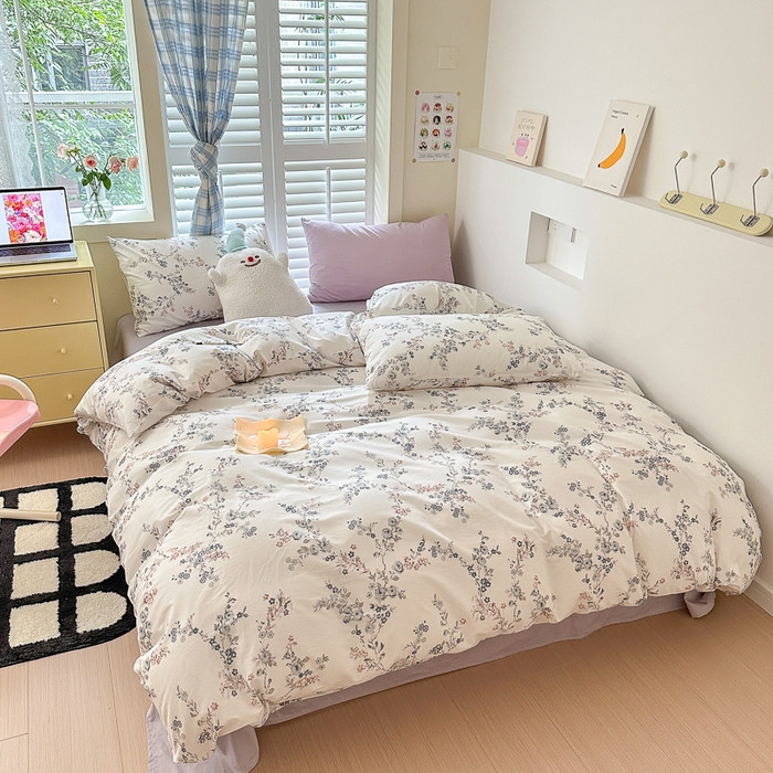 91家纺网 家纺一手货源 找家纺 （总）小叮当家纺仓储工厂店 2025新款13372碎花全棉纯棉四件套