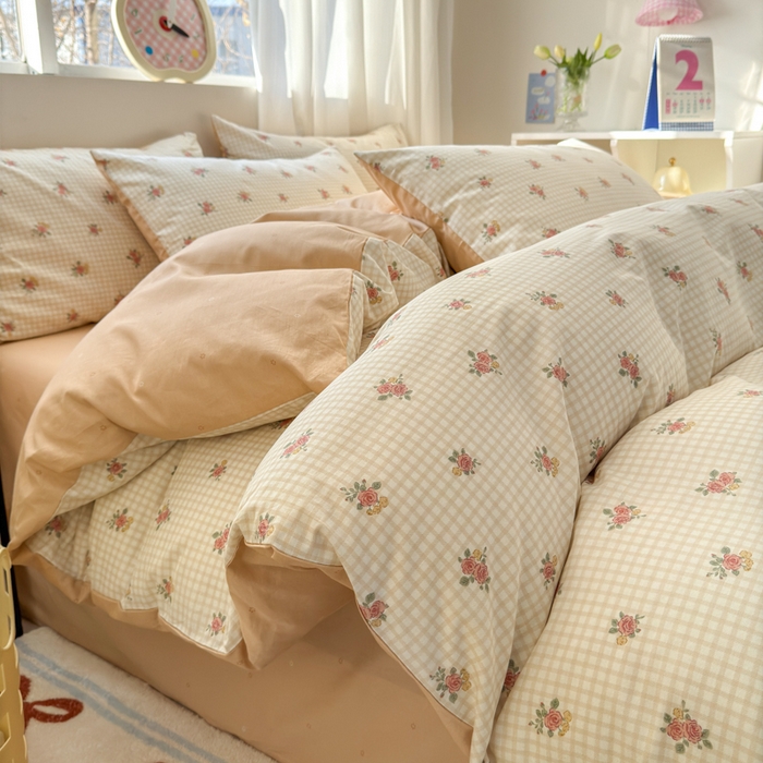 91家纺网 家纺一手货源 找家纺 （总）小叮当家纺仓储工厂店 2025新款13372碎花全棉纯棉四件套