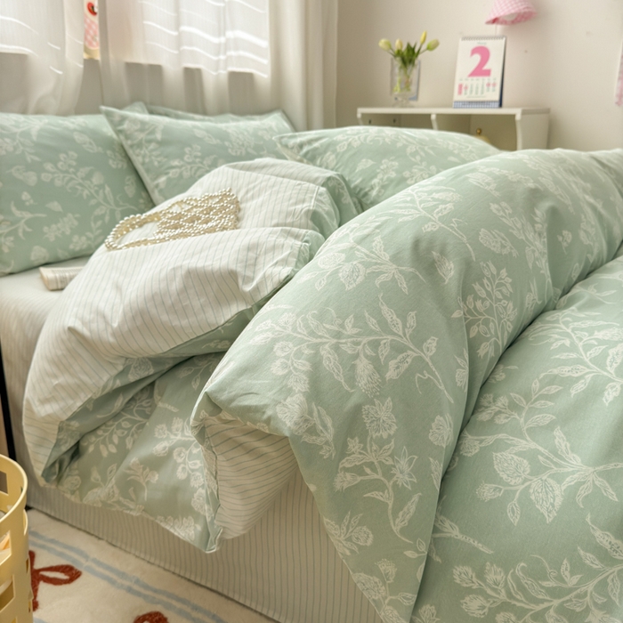 91家纺网 家纺一手货源 找家纺 （总）小叮当家纺仓储工厂店 2025新款13372碎花全棉纯棉四件套