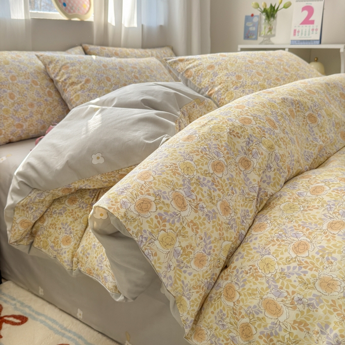 91家纺网 家纺一手货源 找家纺 （总）小叮当家纺仓储工厂店 2025新款13372碎花全棉纯棉四件套