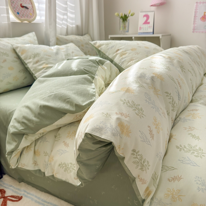 91家纺网 家纺一手货源 找家纺 （总）小叮当家纺仓储工厂店 2025新款13372碎花全棉纯棉四件套