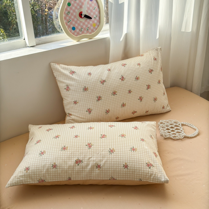 91家纺网 家纺一手货源 找家纺 小叮当家纺仓储工厂店 2025新款13372碎花全棉纯棉四件套 初晴