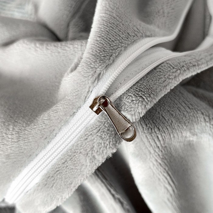 91家纺网 家纺一手货源 找家纺 羽梦家纺 2025款数码印花全消光260克牛奶绒轻奢简约工艺款四件套 数码-高级灰