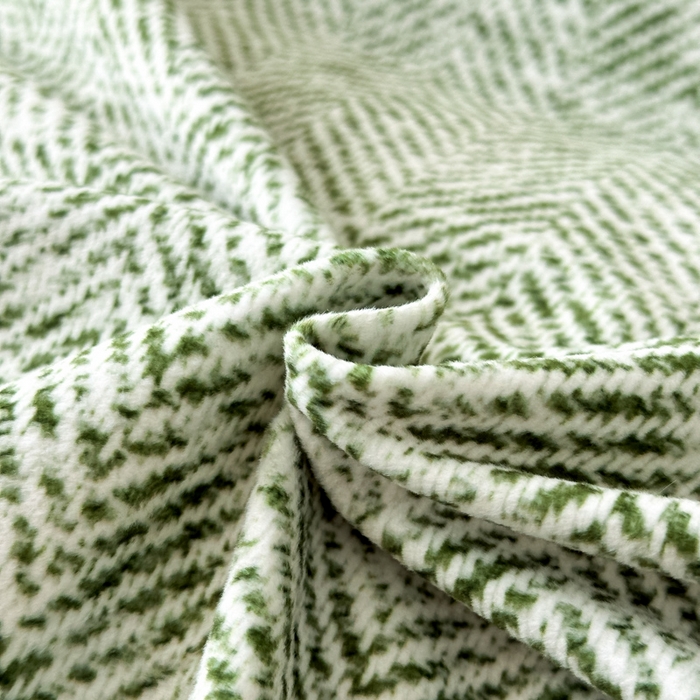 91家纺网 家纺一手货源 找家纺 羽梦家纺 2025款数码印花全消光260克牛奶绒轻奢简约工艺款四件套 数码-绿澜