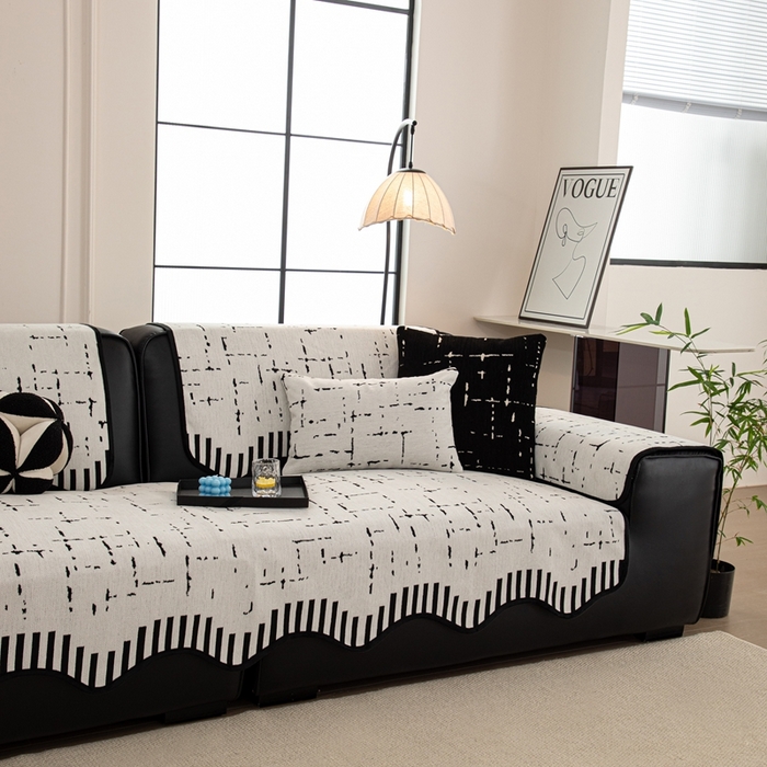 91家纺网 家纺一手货源 找家纺 沐沐家纺 2026新款亲肤舒适异形星硕沙发垫 白色