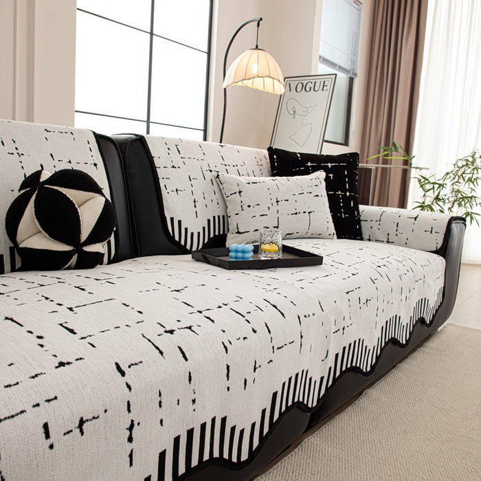 91家纺网 家纺一手货源 找家纺 沐沐家纺 2026新款亲肤舒适异形星硕沙发垫 白色