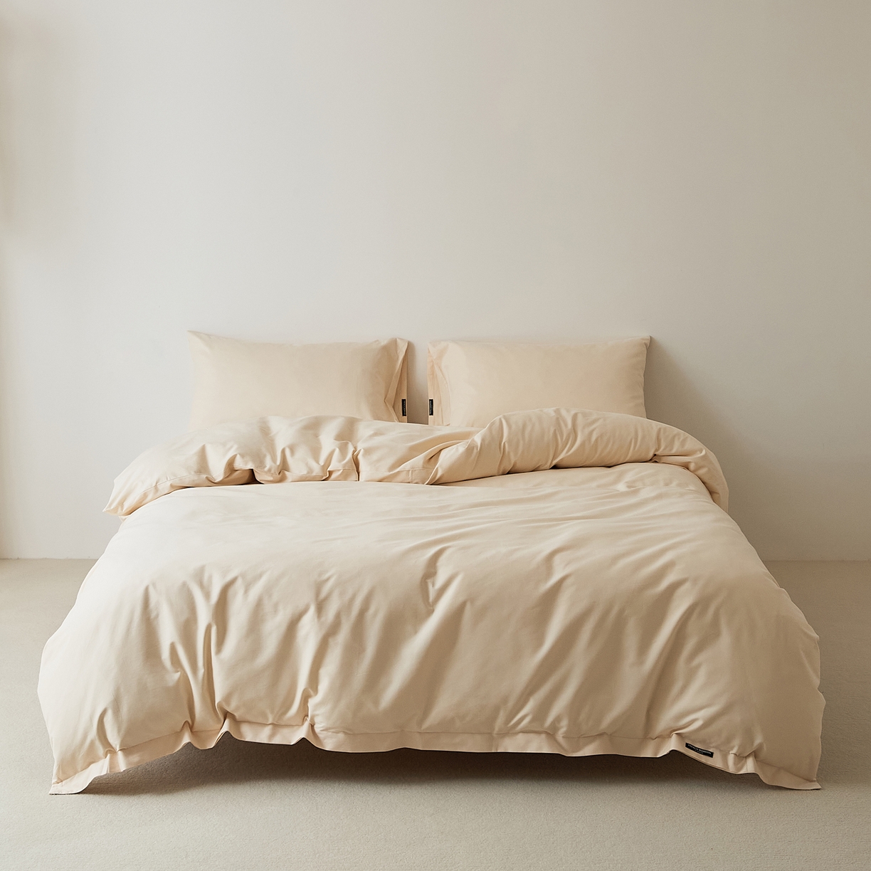 91家纺网 家纺一手货源 找家纺 EH家居 2025新款全棉磨毛纯色单被套-云栖系列 云栖-梨落