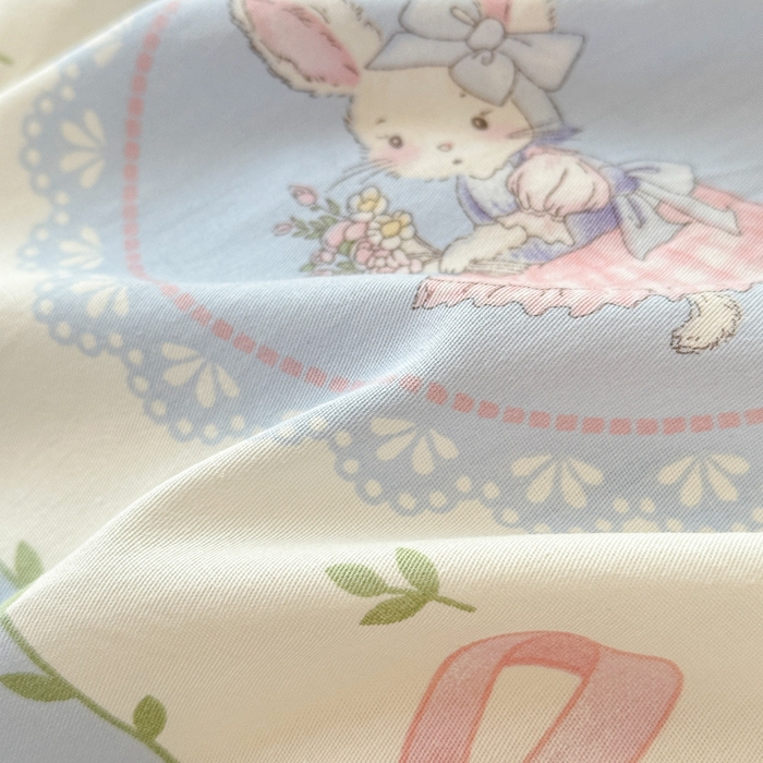 91家纺网 家纺一手货源 找家纺 小叮当家纺仓储工厂店 2025新款13372碎花全棉纯棉四件套 茶话会