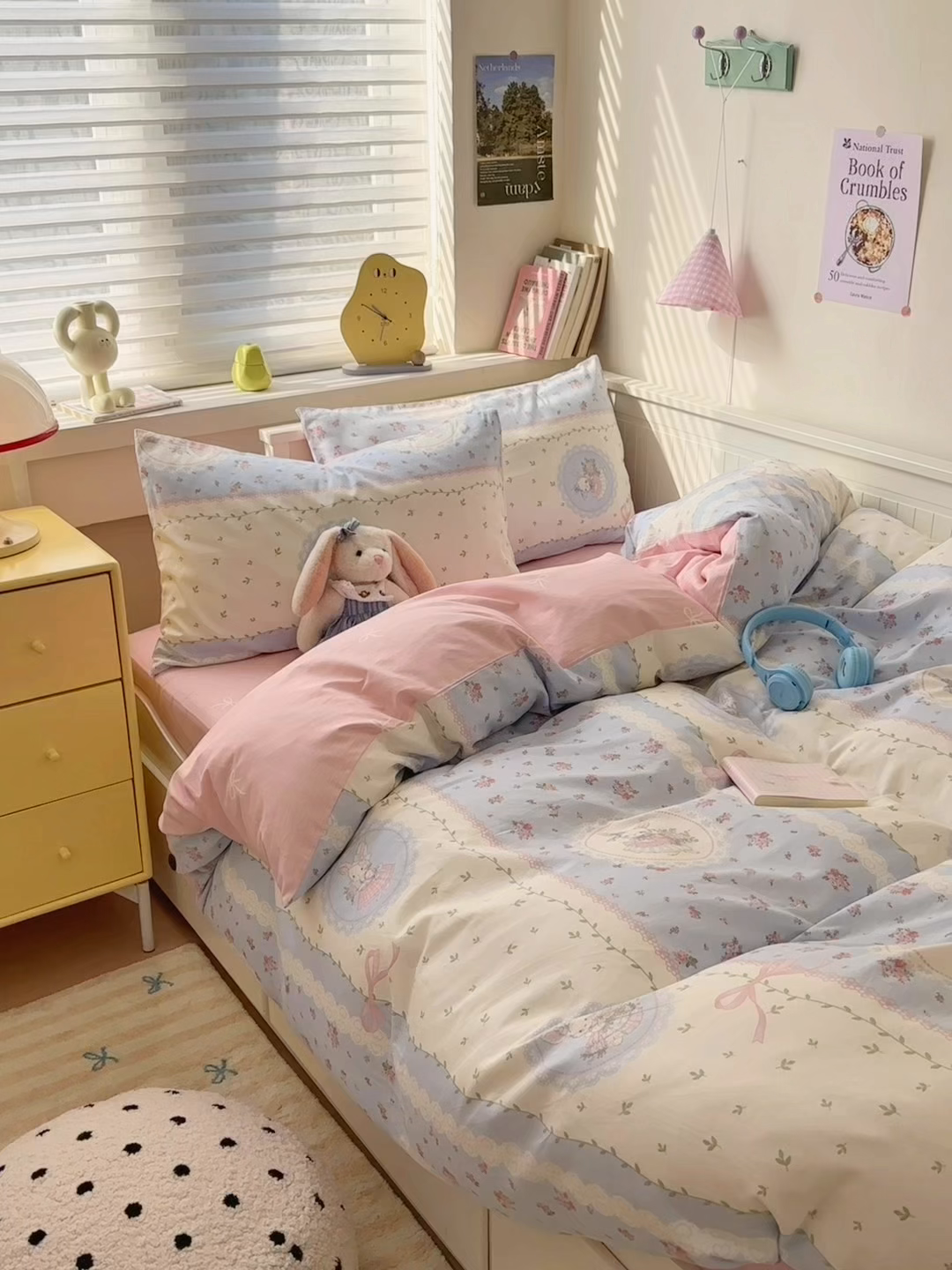 91家纺网 家纺一手货源 找家纺 小叮当家纺仓储工厂店 2025新款13372碎花全棉纯棉四件套 茶话会