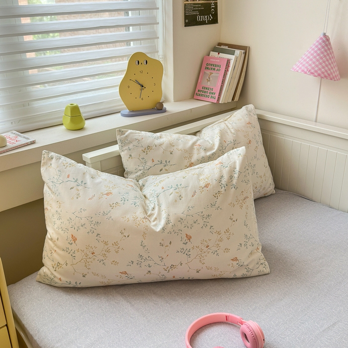 91家纺网 家纺一手货源 找家纺 小叮当家纺仓储工厂店 2025新款13372碎花全棉纯棉四件套 南枝